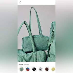 UO Exclusive Baggu Bowler Bag - Seafoam